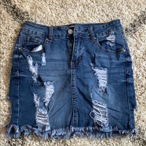 Forever 21 jean skirt